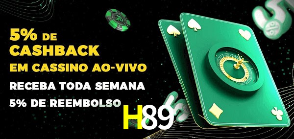 Promoções do cassino ao Vivo H89
