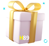 Receba seus bônus de boas-vindas no H89